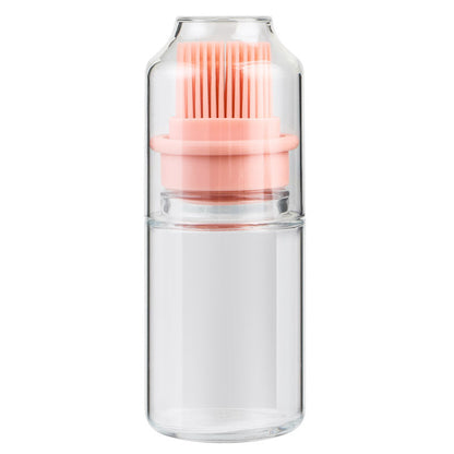 Portable Oil Bottle with Brush Silicone Barbecue