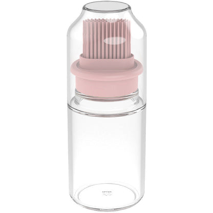 Portable Oil Bottle with Brush Silicone Barbecue