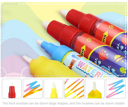 Alphabet animal water canvas