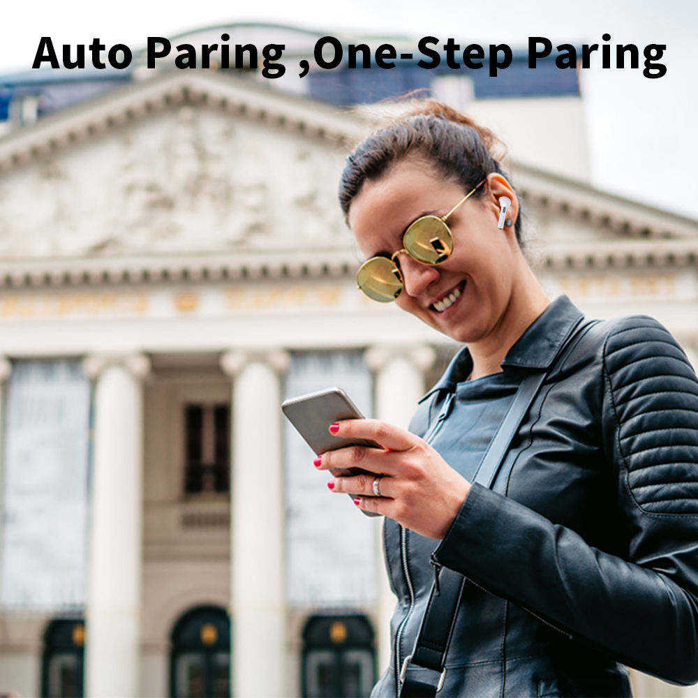 Airpods Wireless Earbuds | Deep Bass, Touch Control, 25H Playtime